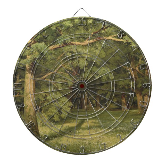 Skogsröjning (Woodland Ligcape Scene) Darttavla (Framsidan)
