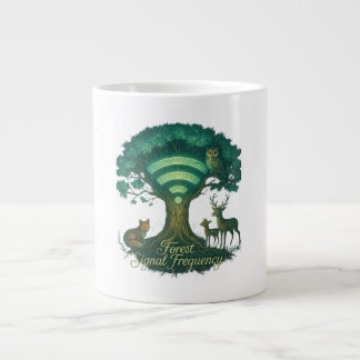 Skogssignalfrekvens Mugg - Natur WiFi Art Jumbo Mugg