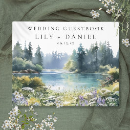 Skogssjösidans vilda blommor Blommig Bröllop Gästböcker