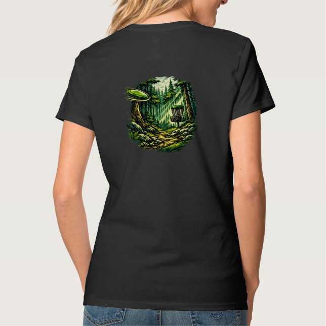 Skogsskiva dam t shirt (Baksida)