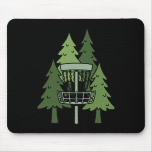 Skogsskiva Disc Golf Sket Rolig Disc Golfing Scen Musmatta