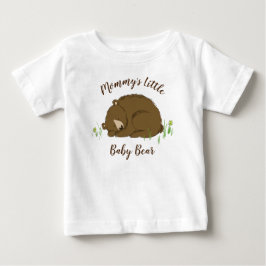 Skogsskog för sömnbjörnbabyskor t shirt