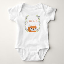 Skogsskog Fox Baby Onsie