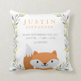 Skogsskog - Frälsfåglar - Fox Nursery Pillow Kudde