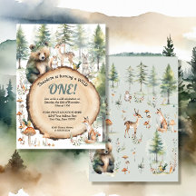 Skogsskog, kute och djur under Hjort 1:a första