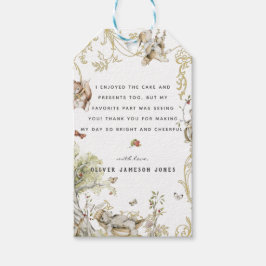 Skogsskog | Tack för Födelsedagsfest Presentetikett