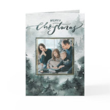 Skogsskog | Vattentärsfärgat fotopilkort