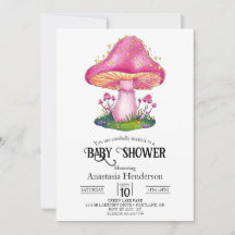 Skogsskogar Mushroom Baby Shower