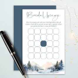 Skogsskogar (Winter Forest möhippa bingo-spel)