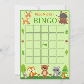 Skogsskogens djurskötare Bingo Card