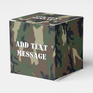 Skogsskogens militära kamouflage Favoritbox Presentaskar