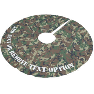 Skogsskogens militära kamouflage julgransmatta borstad polyester