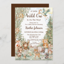 Skogsskogens Neutralt Baby Shower