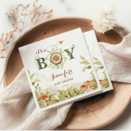 Skogsskötare för skogshuggare pappersservett