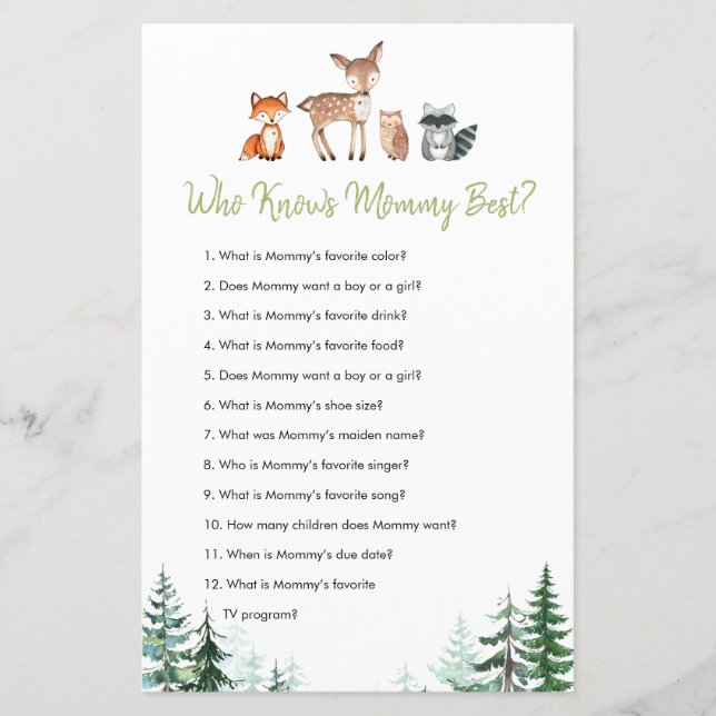 Skogsskötare som känner Mamma bäst (Framsida)