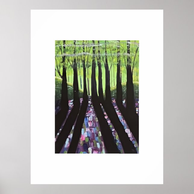 Skogsskuggor Poster (Framsidan)