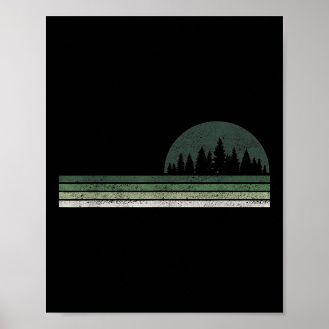 Skogsskydd Träd Naturskydd i Träd Poster (Framsidan)