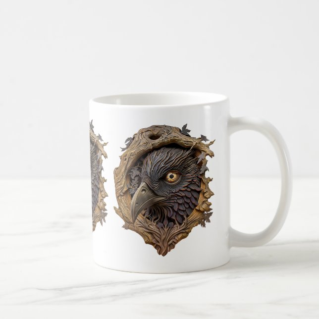 Skogssnidad kaffekopp (Höger)