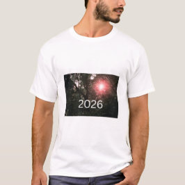 Skogssoluppgång 2026 - Naturlig gryningsillustrati T Shirt