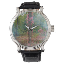 Skogsstämning rund klocka med poster