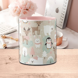 Skogsstämning Skogsdjur Vinter Mugg
