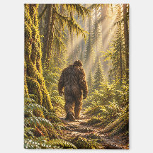 Skogsstigar Bigfoot-magnet
