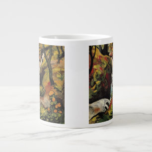 Skogsström av August Macke Vintage expressionism Jumbo Mugg