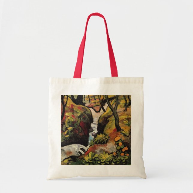 Skogsström av August Macke Vintage expressionism Tygkasse (Framsidan)