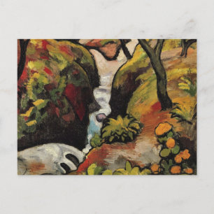 Skogsström av August Macke Vintage Expressionism Vykort