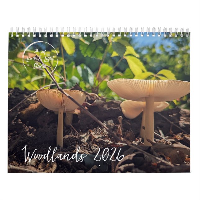 Skogssvampar - Naturkalender 2026 Kalender (Omslag)
