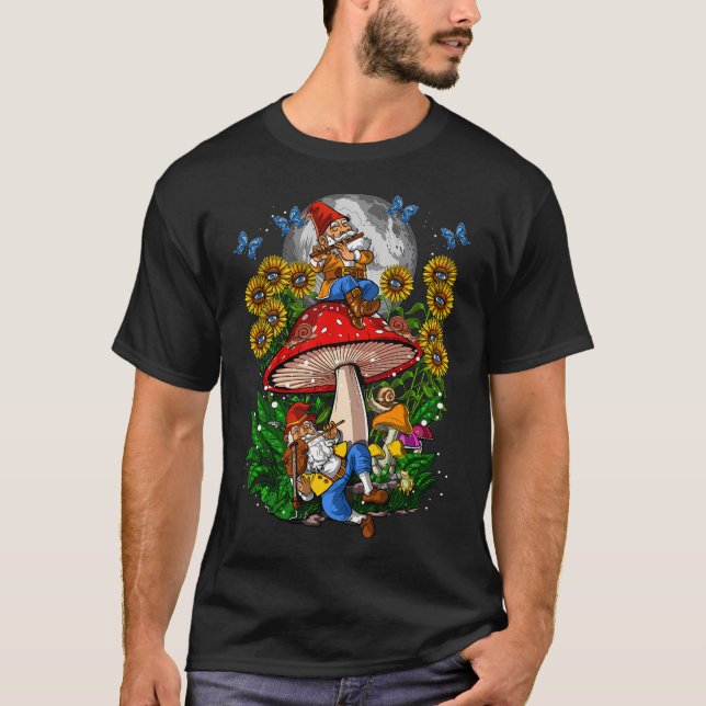 Skogssvampstomtar T Shirt (Framsida)