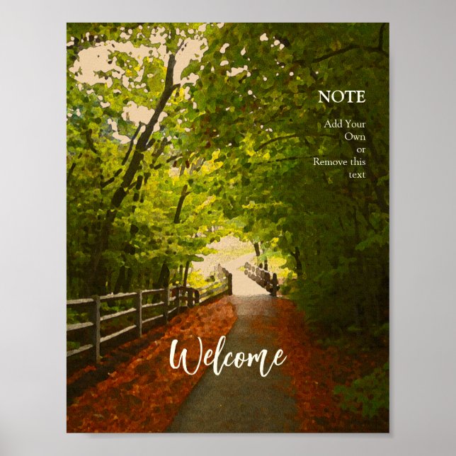 SKOGST VÄG Fall 07 - Poster (Framsidan)