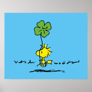 Skogstall med Shamrock Poster