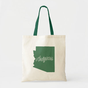 Skogstillståndet Grönt i Arizona Shape Tote Bag Tygkasse