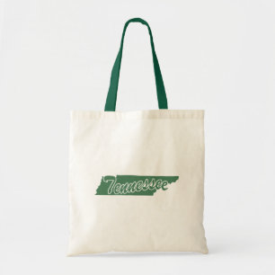 Skogstillståndet Grönt i Tennessee Shape Tote Bag Tygkasse