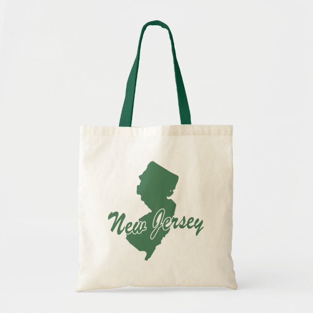 Skogstillståndet Grönt New jersey Shape Tote Bag Tygkasse (Framsidan)