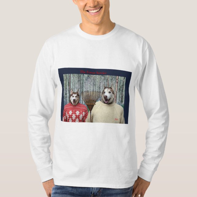 Skogstjänsten i Sibes T Shirt (Framsida)