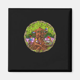 Skogstomte Cottagecore Goblincore Fairycore Magnet