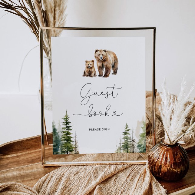 Skogstonnas vild, signera Guest bok Poster (Skapare uppladdad)