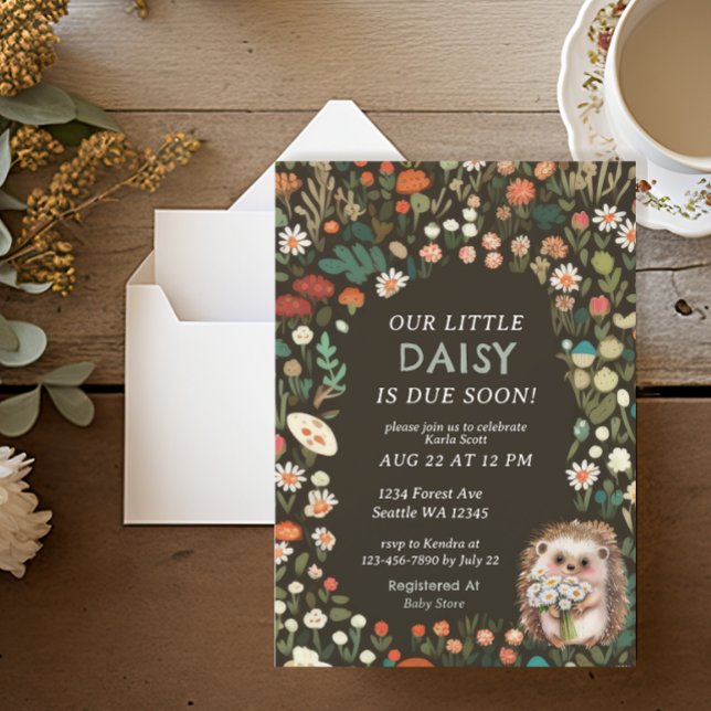 Skogstövel för matlagning (Cute Daisy Woodland Ani Inbjudningar (Skapare uppladdad)
