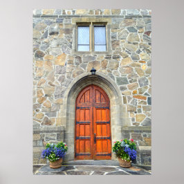 Skogstrå, Vermont, kyrkdörrar Poster