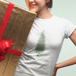 Skogsträd jul t shirt