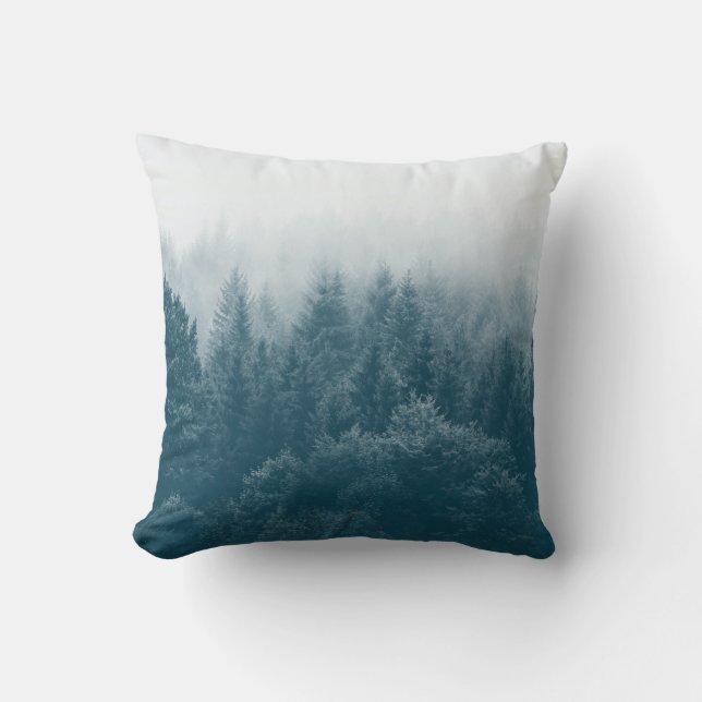 Skogsträd Naturtryck Kudde (Framsida)