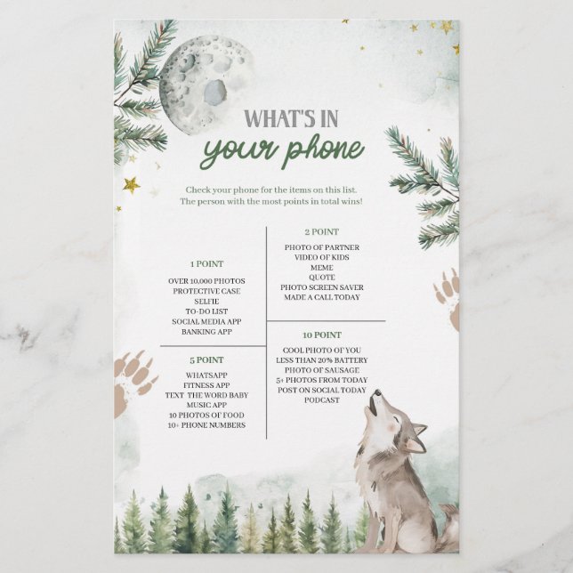 Skogstraditionen Varg i ditt Mobila spel (Framsida)