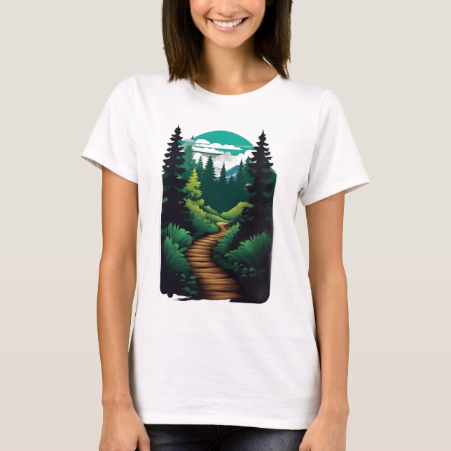 Skogstrafik - Serennaturen T Shirt (Framsida)