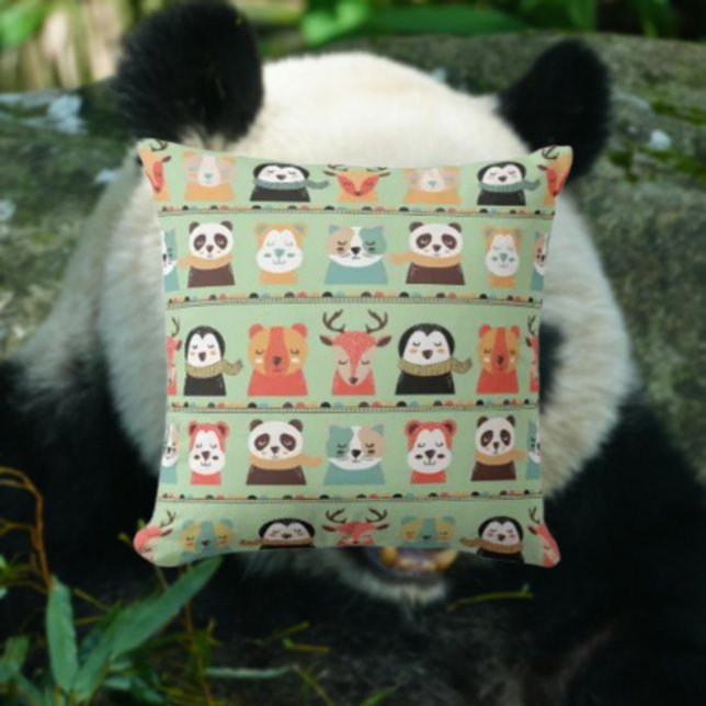 Skogstroll Vänner Kuddcover Kudde (Skapare uppladdad)