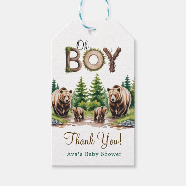 Skogstrumsskuvel, skogsträdor presentetikett (Framsidan)