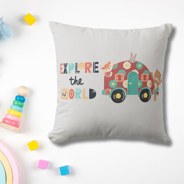 Skogsutforskare Kids Kudde (Skapare uppladdad)