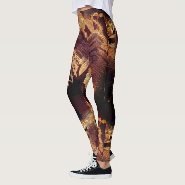 Skogsutskrift Golv Leggings (Vänster)