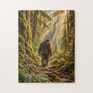 Skogsvägar Bigfoot-pussel Pussel